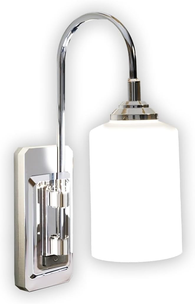 Smart Sconce Chrome Wireless Wall Light*Swivels 180 degrees AS SEEN ON TV