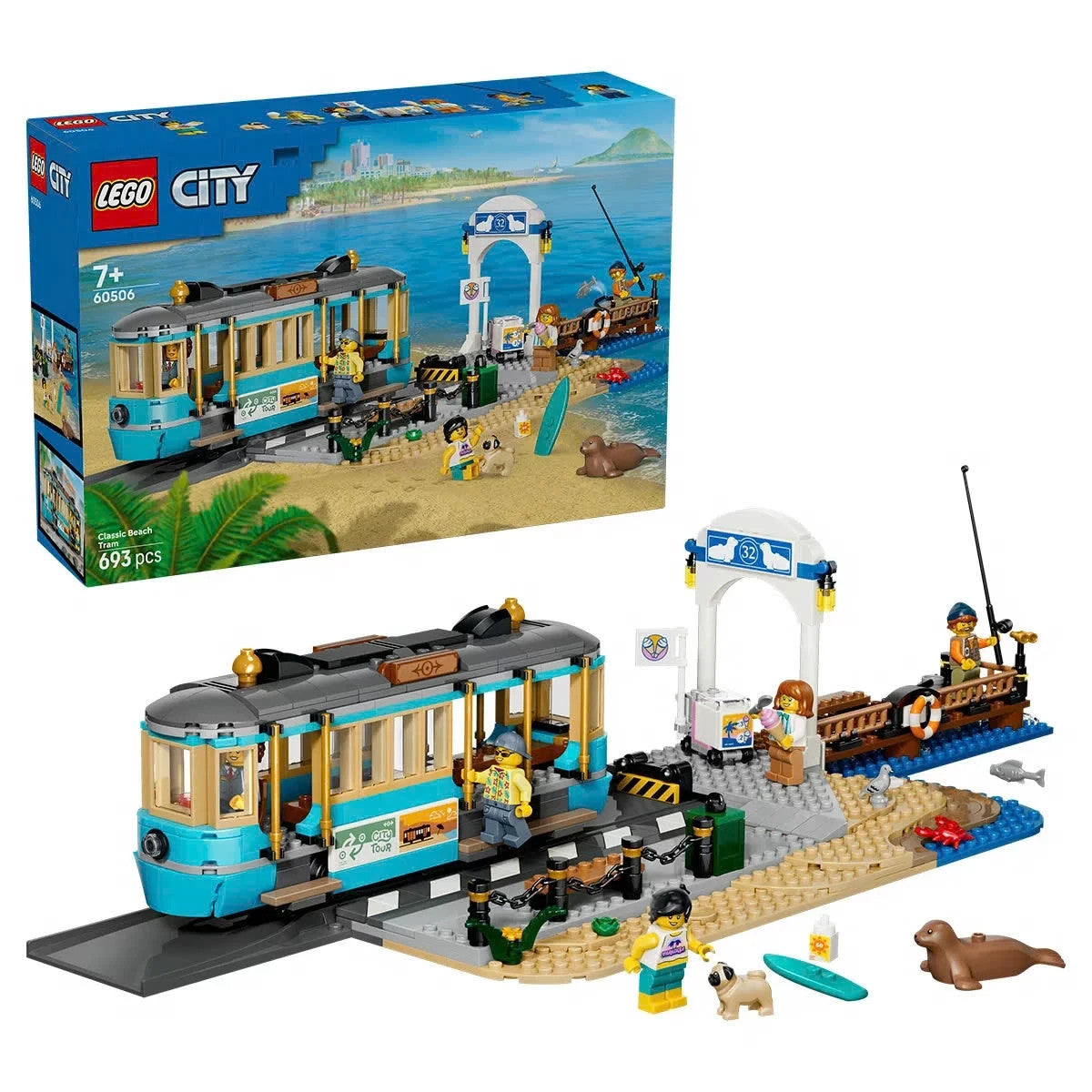 LEGO City Classic Beach Streetcar 60506 Brand New & Sealed