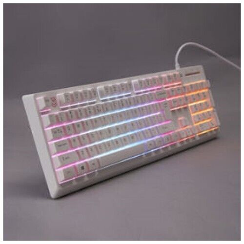 Gaming 4 in 1 combo Keyboard Mouse with Pad Stereo Headphone Mic Student Pink