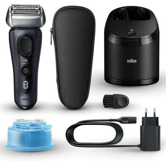 New Braun Series 8 Latest Generation Wet & Dry Electric Shaver With 5-In1 8563cc