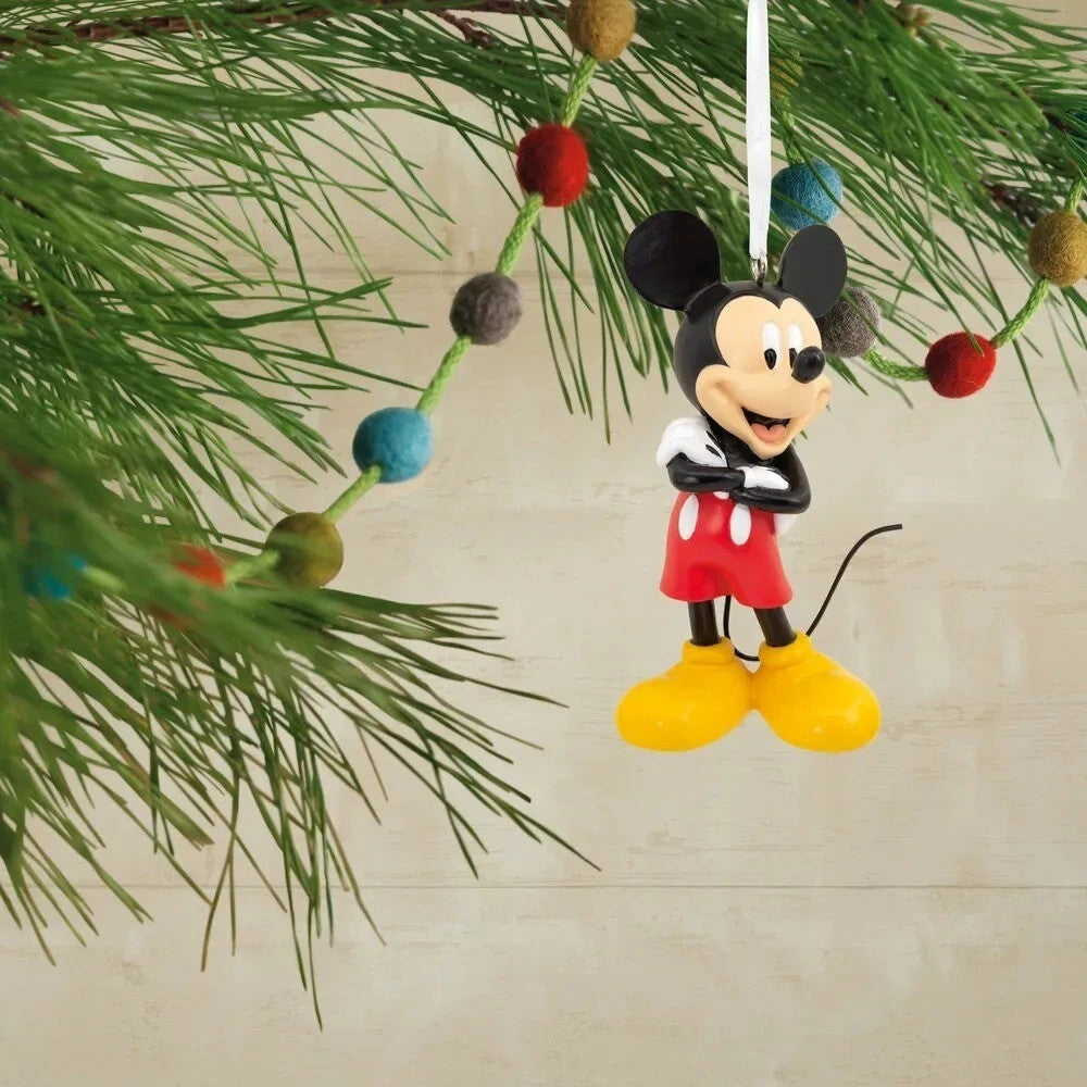 Hallmark Resin Hanging Ornament - Disney 100 D100 Mickey Mouse
