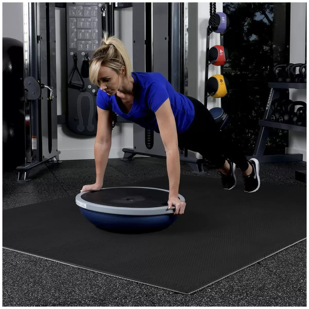 Norsk 2.23 sqm Reversible Foam Flooring 6 Pack Yoga Gym Training Kids Heavy Duty