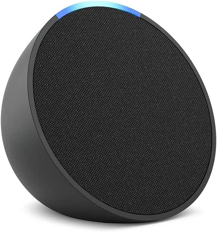Amazon Echo Pop Compact Smart Speaker with Alexa - Charcoal