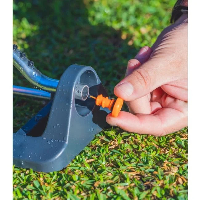 Holman Sprinkler Oscillating 17 Nozzle 275m² Max Ideal For LARGE Lawns 2884H