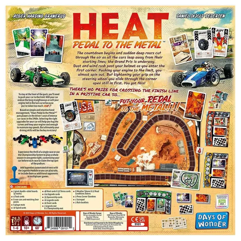Heat: Pedal to the Metal - Board Game