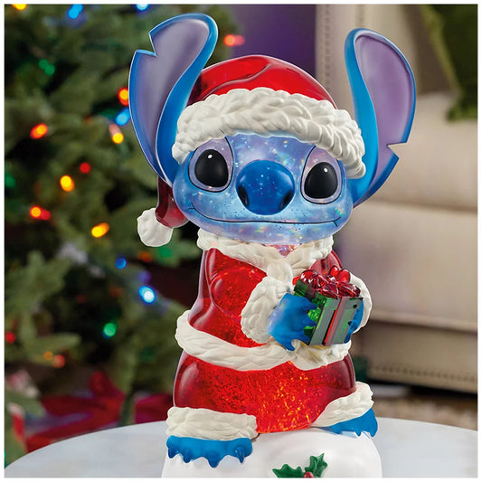 Stitch - Christmas Lantern With Glitter And LED Lights 41cm