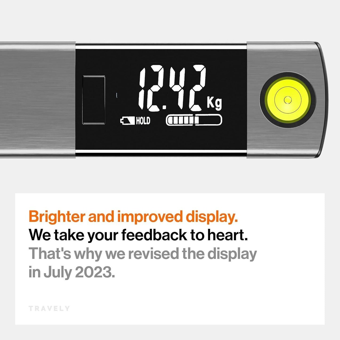 Premium Electronic Digital Luggage Scale Portable Travel 50 KG with Tape Measure