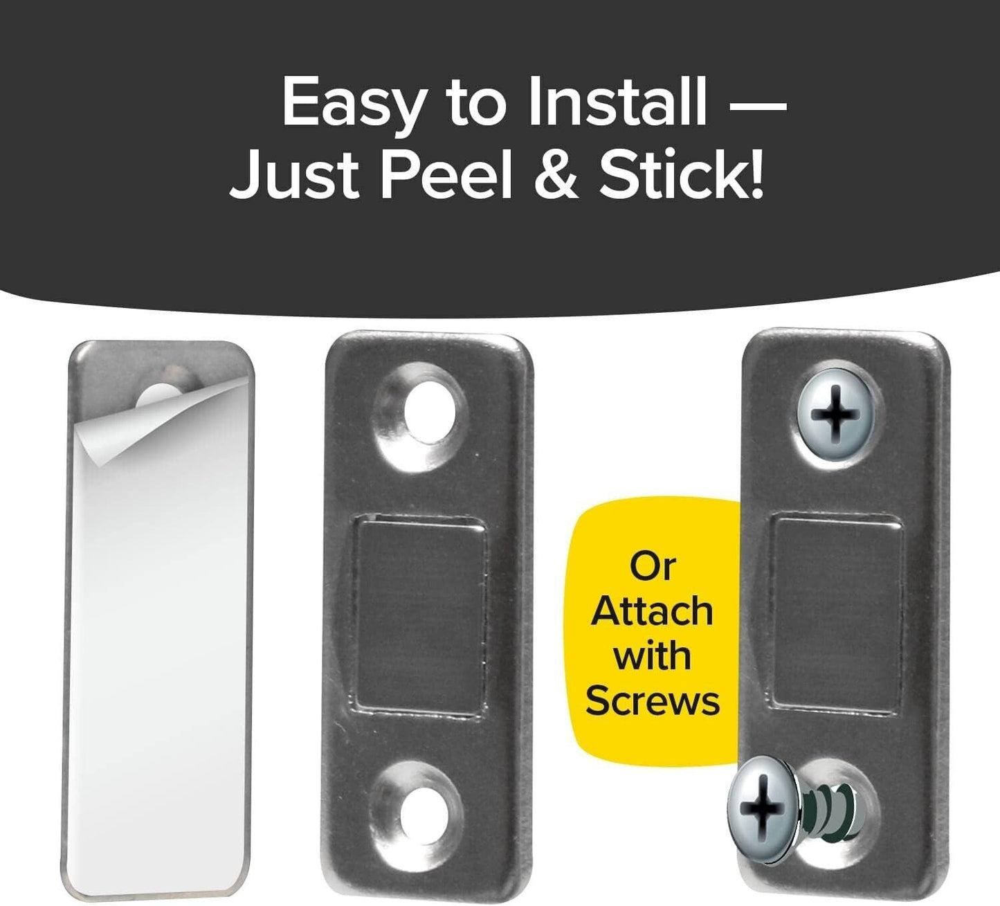 RUBY MONKEY MAGNETS 8 set As Seen On TV Adhesive Magnets Keep Doors Drawers Shut