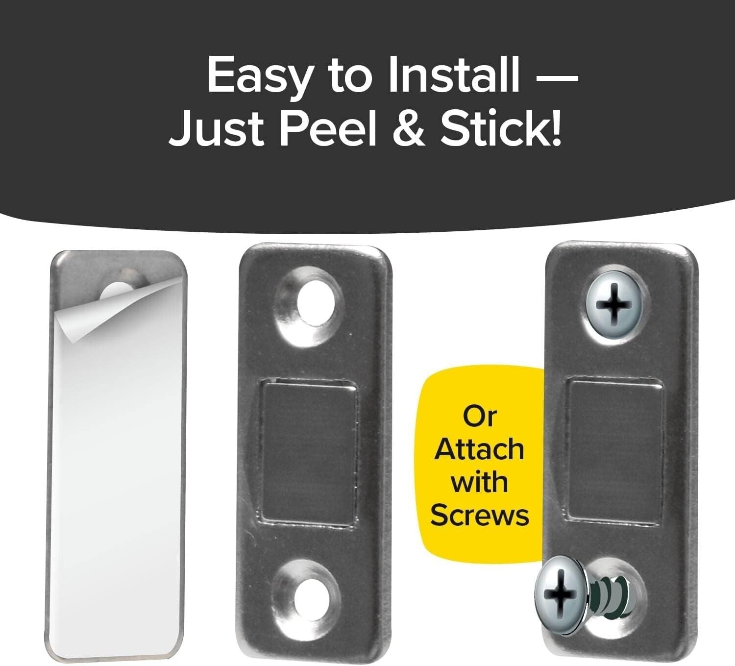 RUBY MONKEY MAGNETS 8 set As Seen On TV Adhesive Magnets Keep Doors Drawers Shut