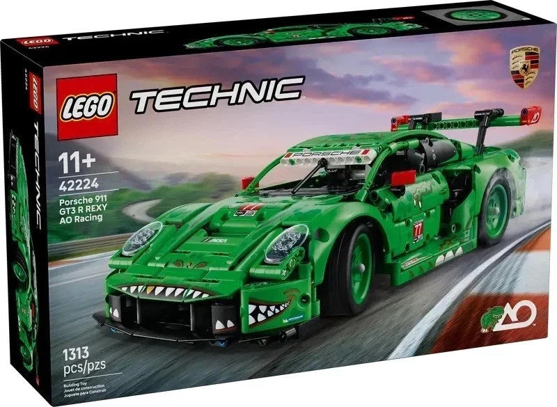 LEGO Technic 42224 Porsche 911 GT3 R REXY AO Racing Car 1313 PCS New Sealed