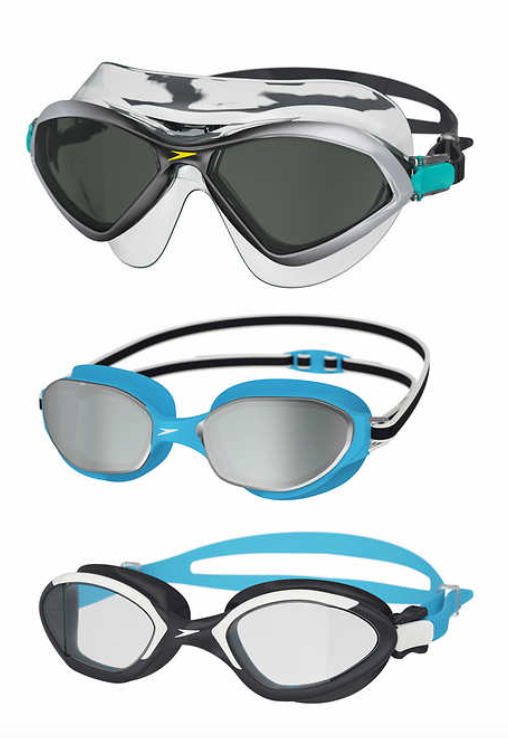 3x Speedo Unisex Adult Swimming Goggles UV Protection Age 14+