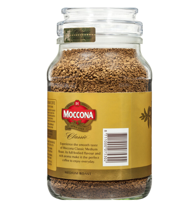 Moccona Classic Medium Roast Freeze Dried Instant Coffee 400g each 1Pk/2Pk