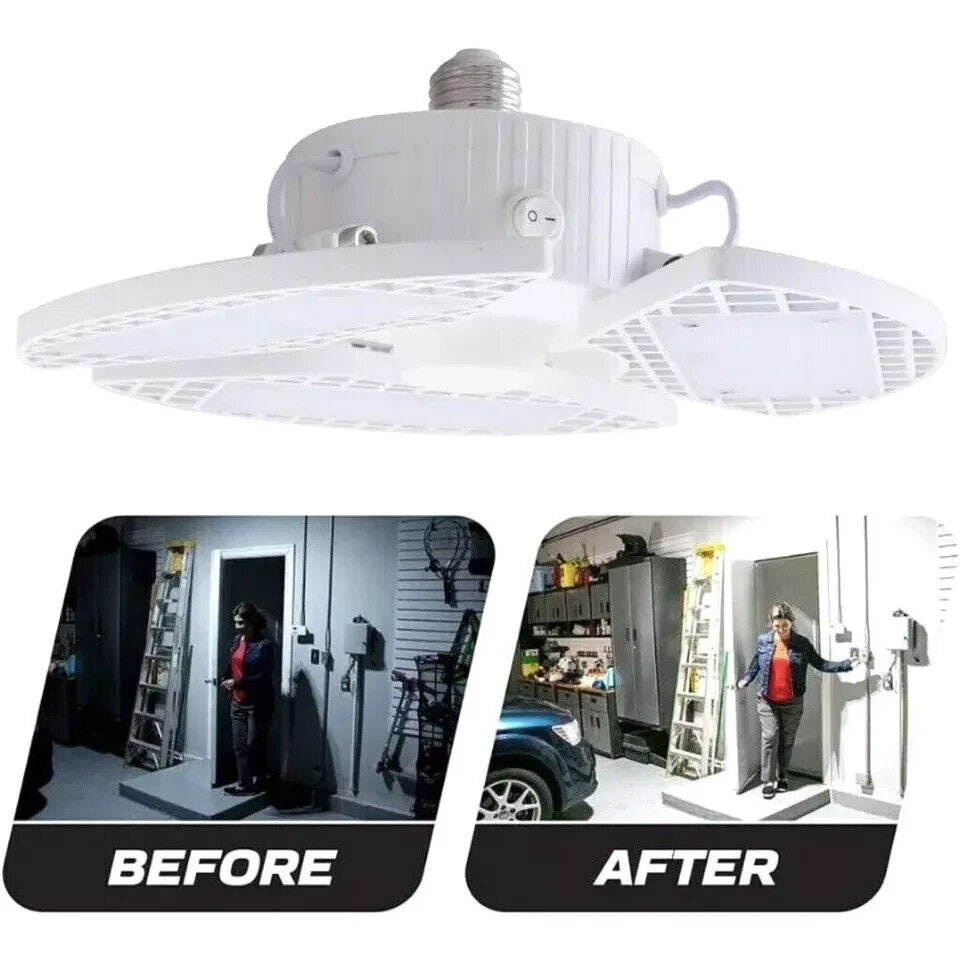 Luminus LED 60W 8000 Lumens E27 Ceiling Light Bulb Indoor Garage Shed Workshop