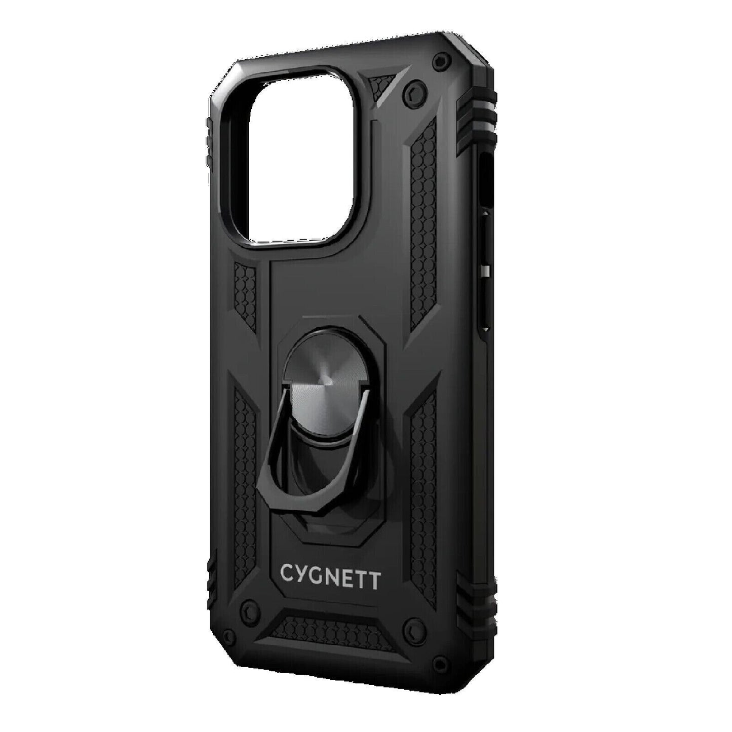 Cygnett Rugged Case With Kickstand For Apple iPhone 15 Pro Max (6.7") - Black