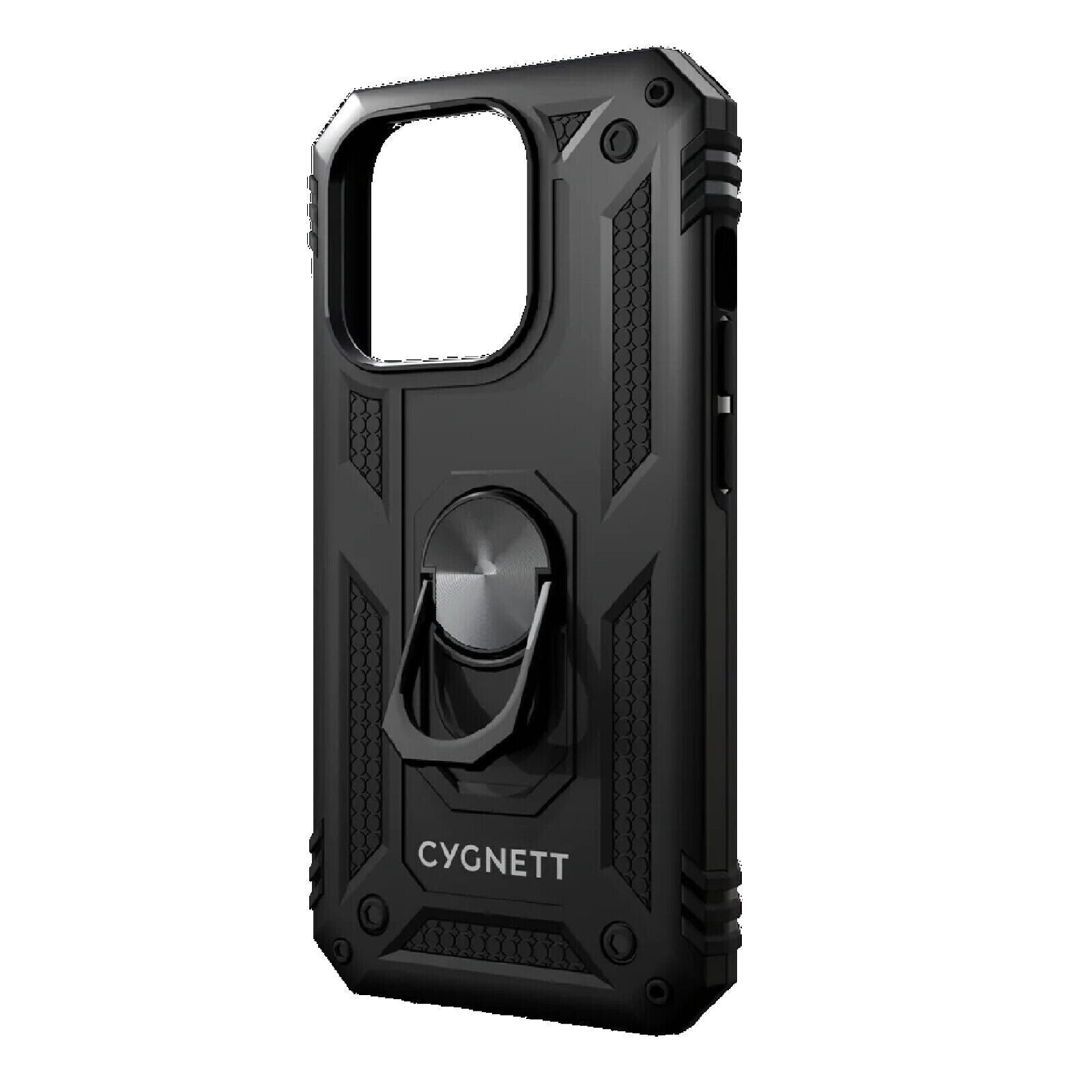 Cygnett Rugged Case With Kickstand For Apple iPhone 15 Pro Max (6.7") - Black