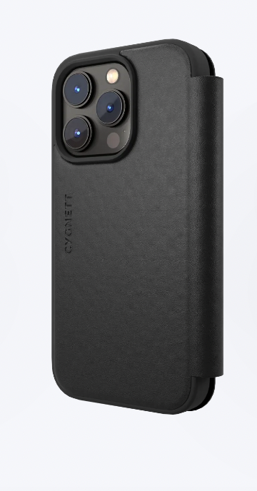Cygnett MagWallet CY4235MAGWT Apple iPhone 14 Pro Max Leather Wallet Case Black
