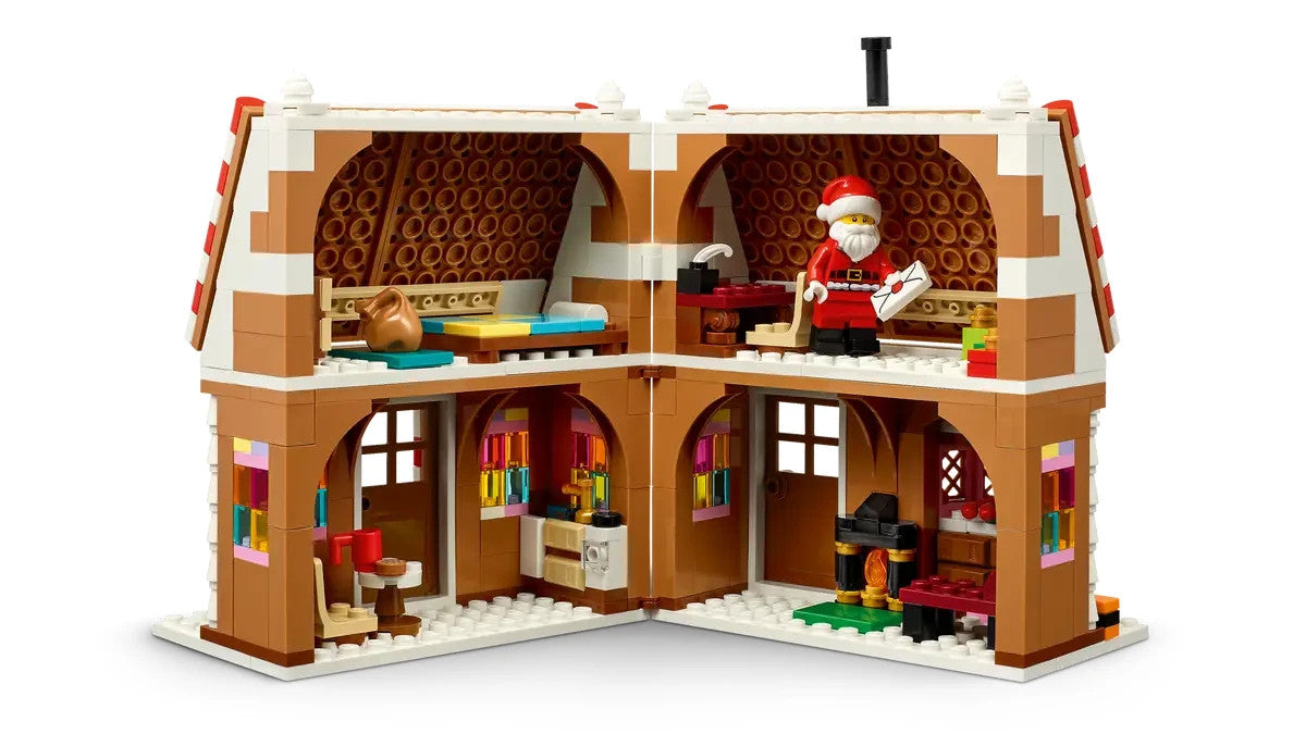 LEGO 40809 Festive Gingerbread House Christmas Holiday with Santa Sack NEW
