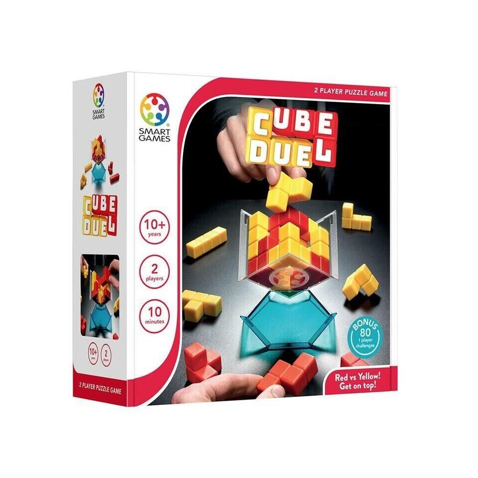 Smartgames Cube Duel 3d Magnetic Puzzle Game Brain Teaser 80 Challenges