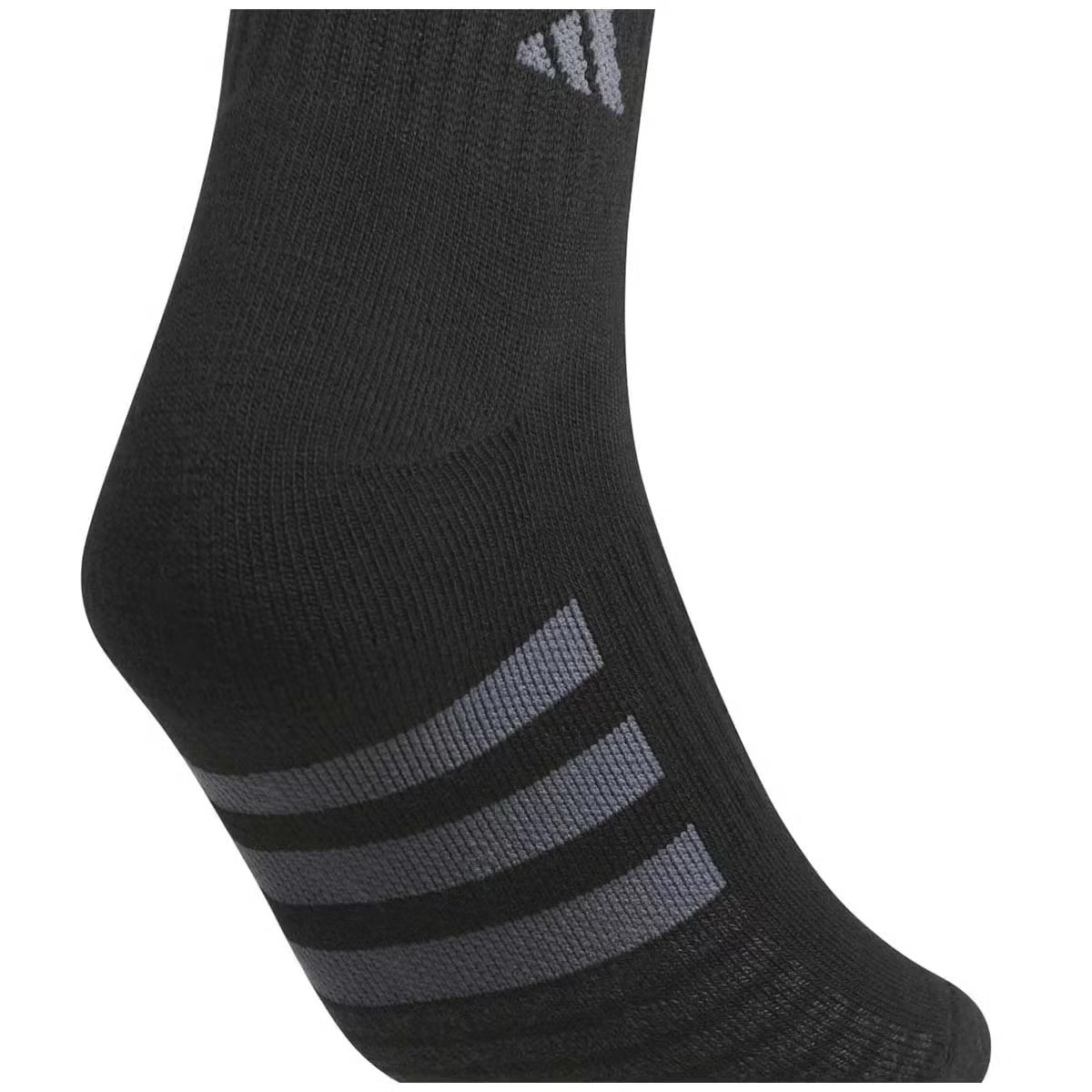 Adidas Women's Cushioned Crew Sock 6 Pack Black Medium Shoe Size - 5-10