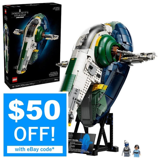 LEGO 75409 Star Wars Jango Fett’s Firespray-Class Starship Brand New and Sealed
