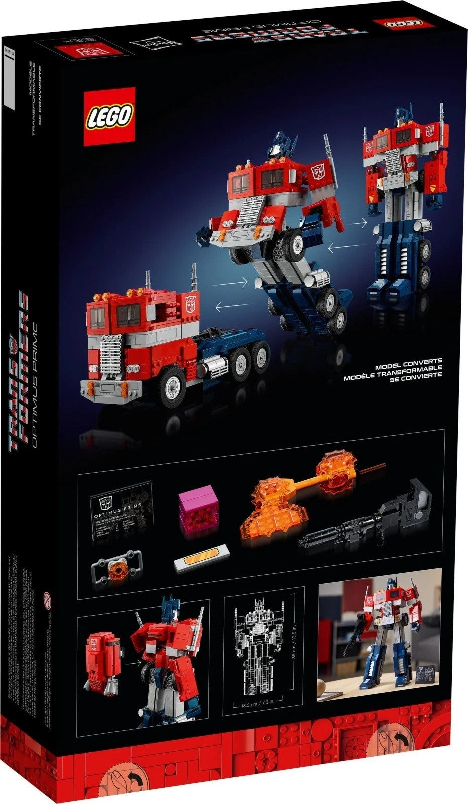 LEGO 10302 ICONS Creator Optimus Prime BRAND NEW AU Stock