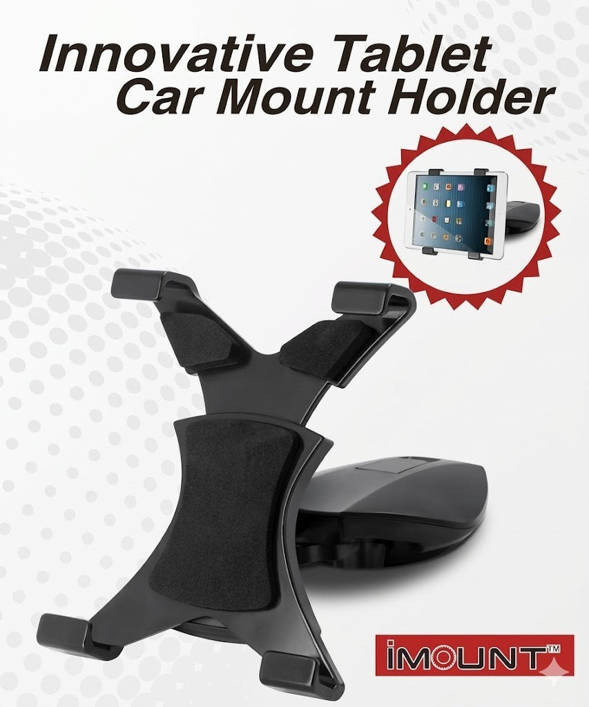 Universal Innovative Tablet Car Mount Holder for Apple iPad, Samsung Galaxy Tab