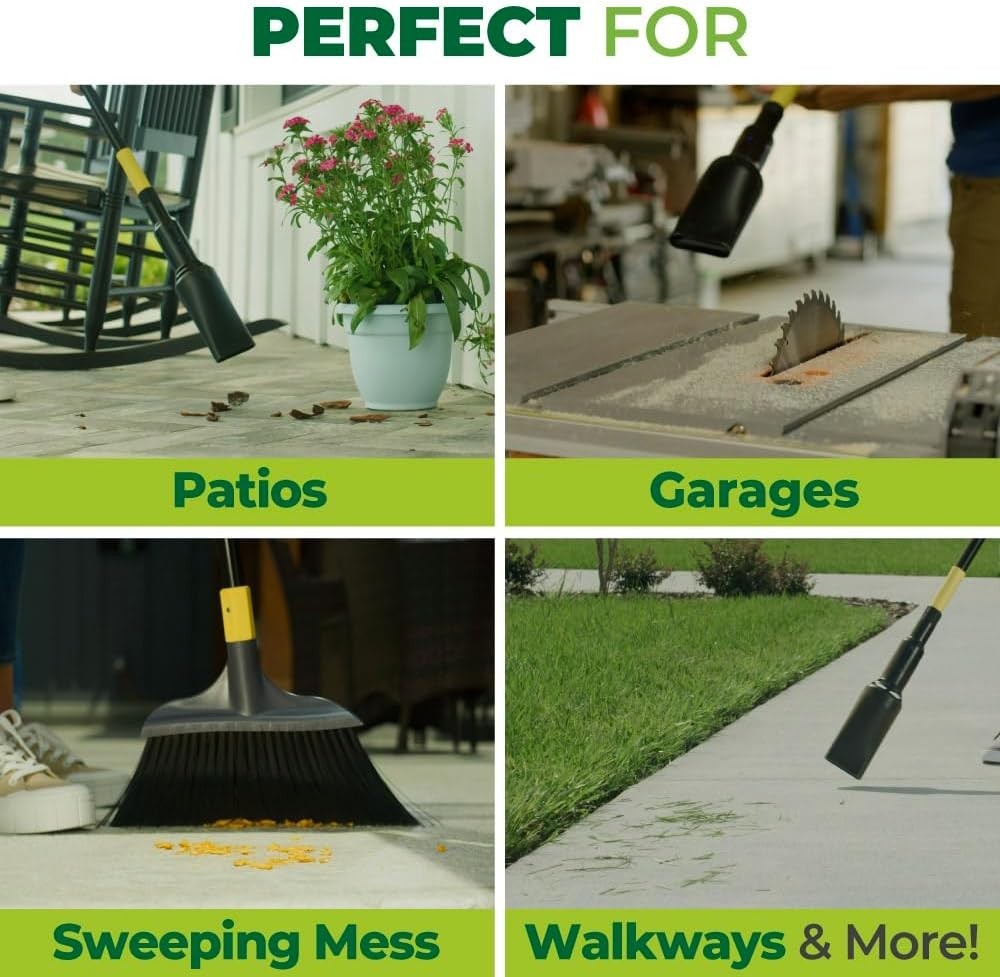 Aero Blast Broom AS SEEN ON TV Cordless BLOWER BROOM Cleaning RECHARGEABLE Too