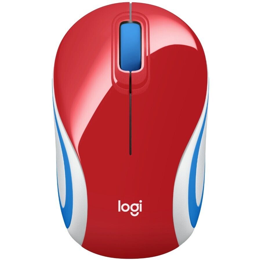 Brand New Logitech Wireless Mini Mouse M187 Red