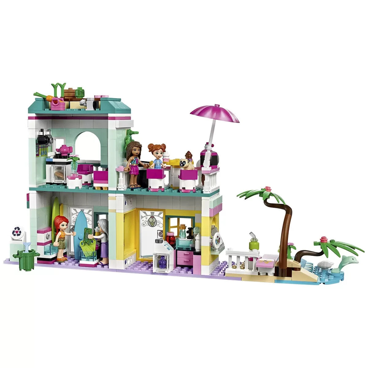 LEGO Friends Surfer Beachfront 41693 Mia’s grandmother apartment NEW Damaged Box