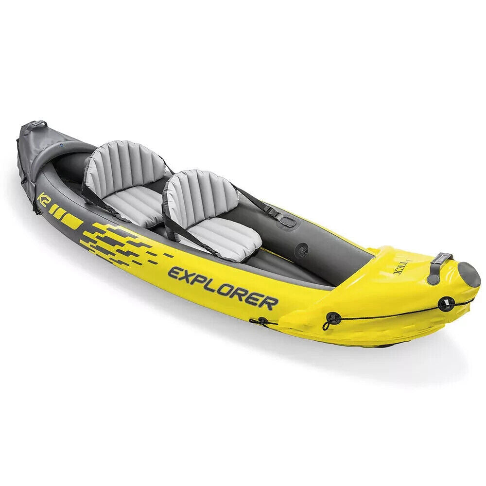 Intex 312cm Sports Explorer K2 Inflatable/Floating Kayak/Boat Oars River/Lake
