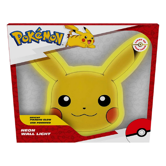 Pokémon Neon LED Wall Light 38.5cm x 34.9cm (USB Cable Included)