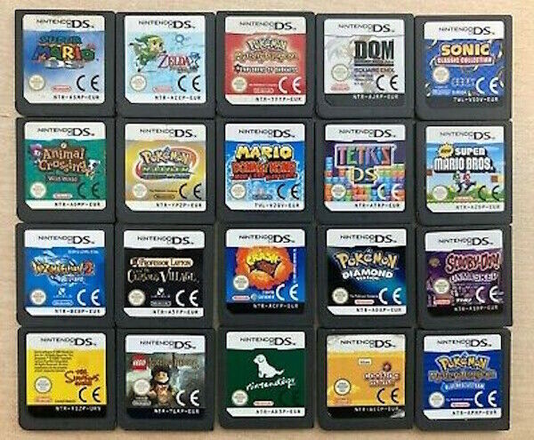 Genuine Nintendo NDS 3DS DS Games Cartridge Card Choose from A to Z !