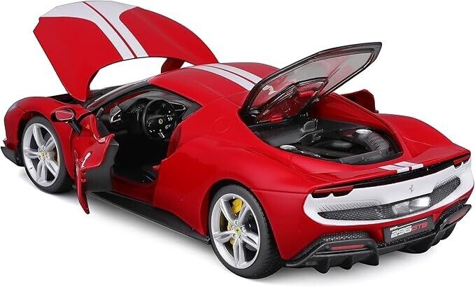 Maisto 1:18 Ferrari 296 GTB Assetto Fiorano Red Die Cast Toy Diecast Car