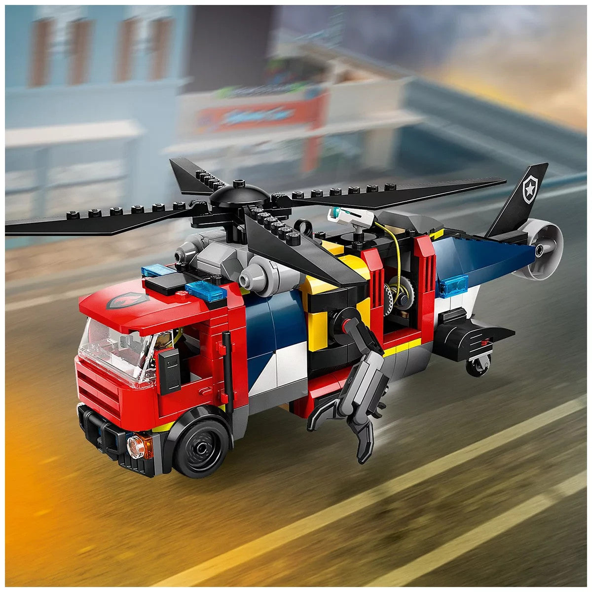LEGO City 60462 - Helicopter, Fire Truck & Submarine Remix