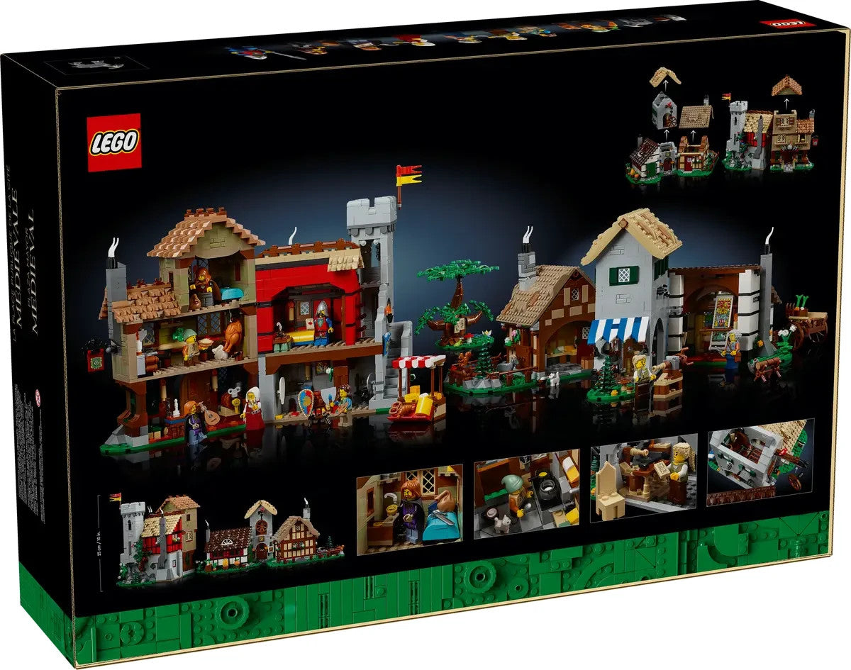 LEGO ICONS 10332 Medieval Town Square New Sealed Box