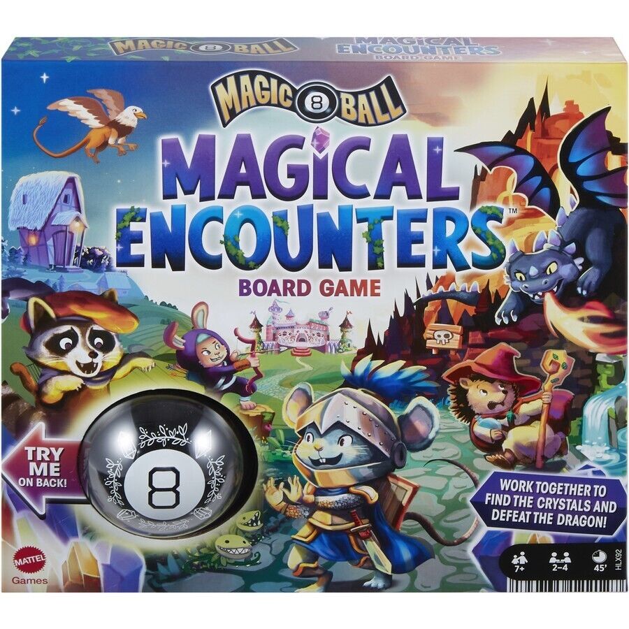 Magic 8 Ball - Magical Encounters Board Game by Mattel