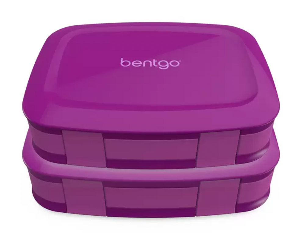 Bentgo Fresh Leak Proof Lunch Box 2 Pack Purple