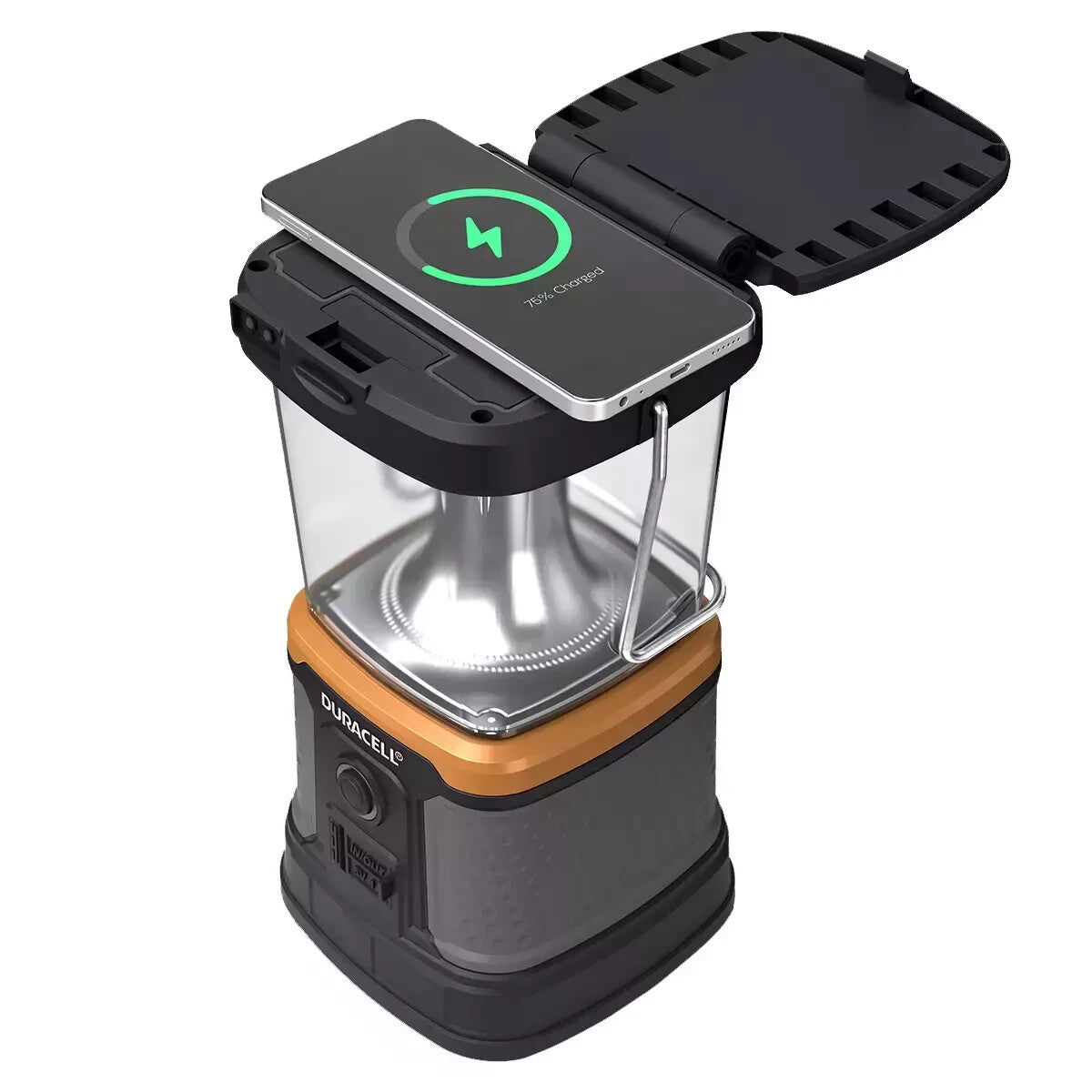 Duracell 3000 Lumen Rechargeable Lantern Camping Hiking Light Battery Solar USB