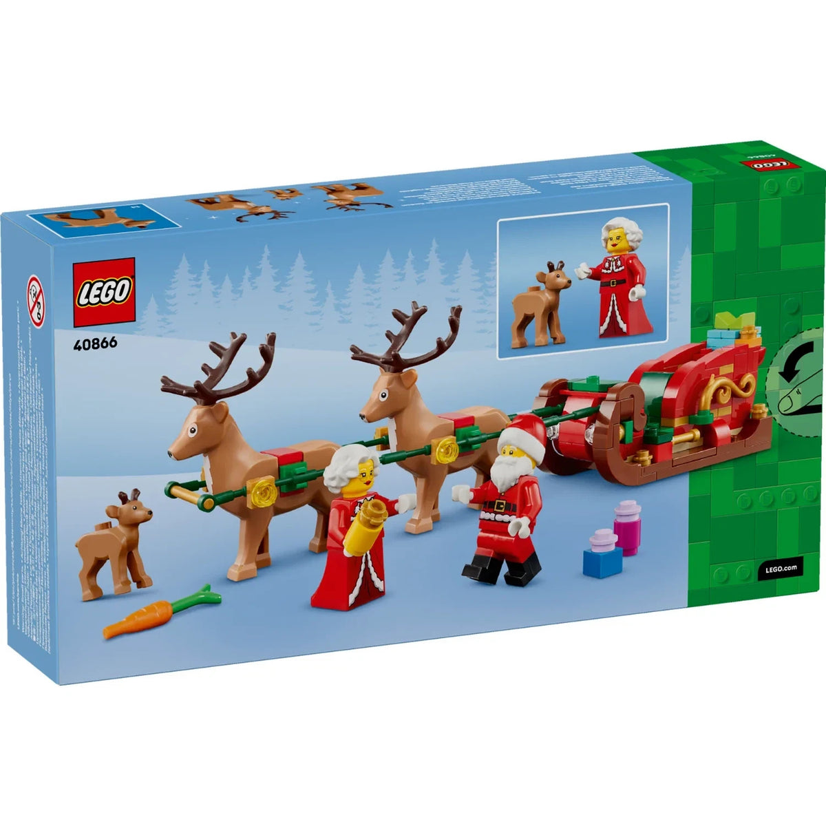 LEGO Santa's Holiday Sleigh Adventure 40866 - Brand New