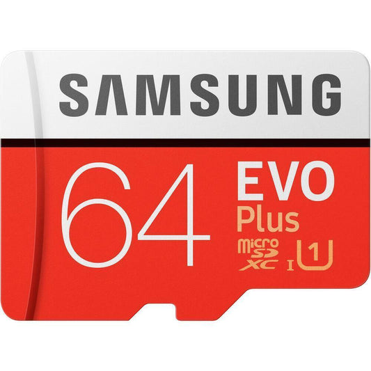 Micro SD Card SamSung Evo Plus 64GB Class 10 SDHC SDXC Memory 