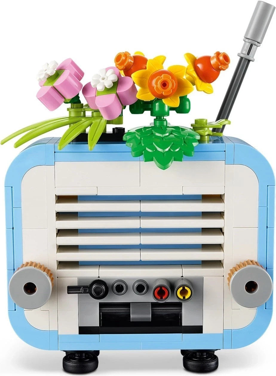 LEGO 31172 Creator 3in1 Record Player With Flowers Radio Microphone Retro BNISB
