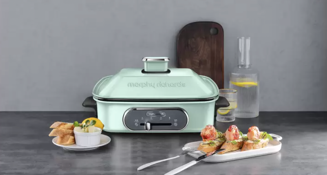 Morphy Richards Multifunction Cooking Pot with Hot Pot and Takoyaki Pan MRMP5SG