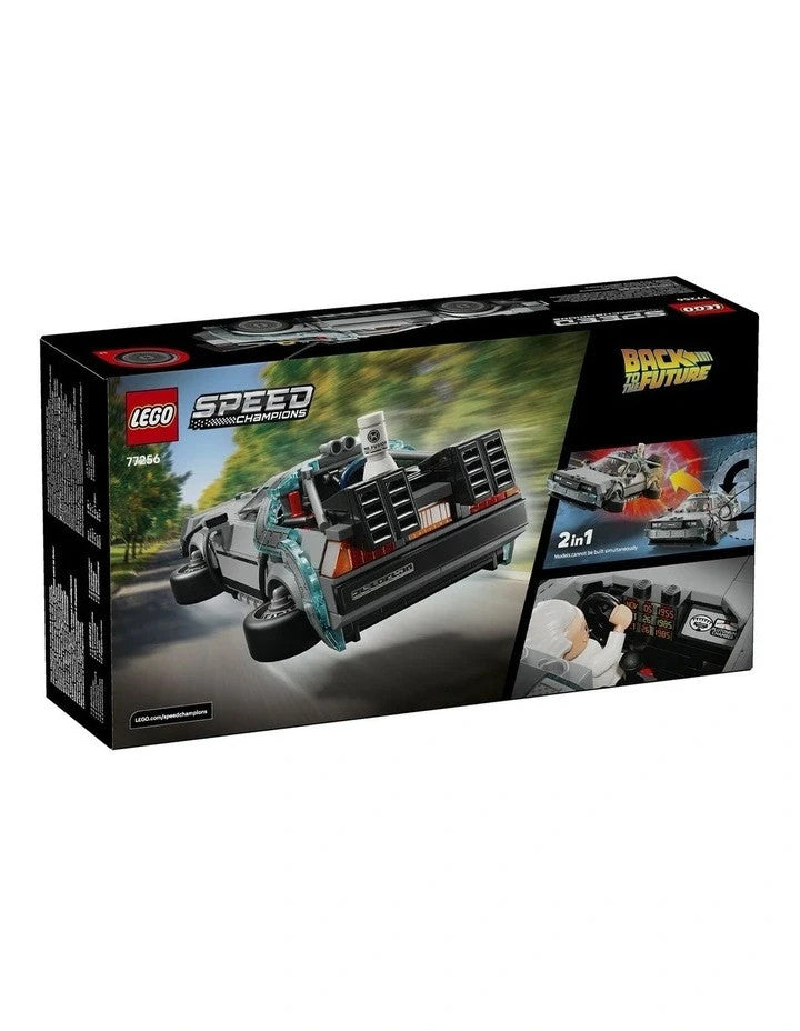 LEGO SPEED CHAMPIONS 77256 Time Machine from Back to the Future - Sealed in Box