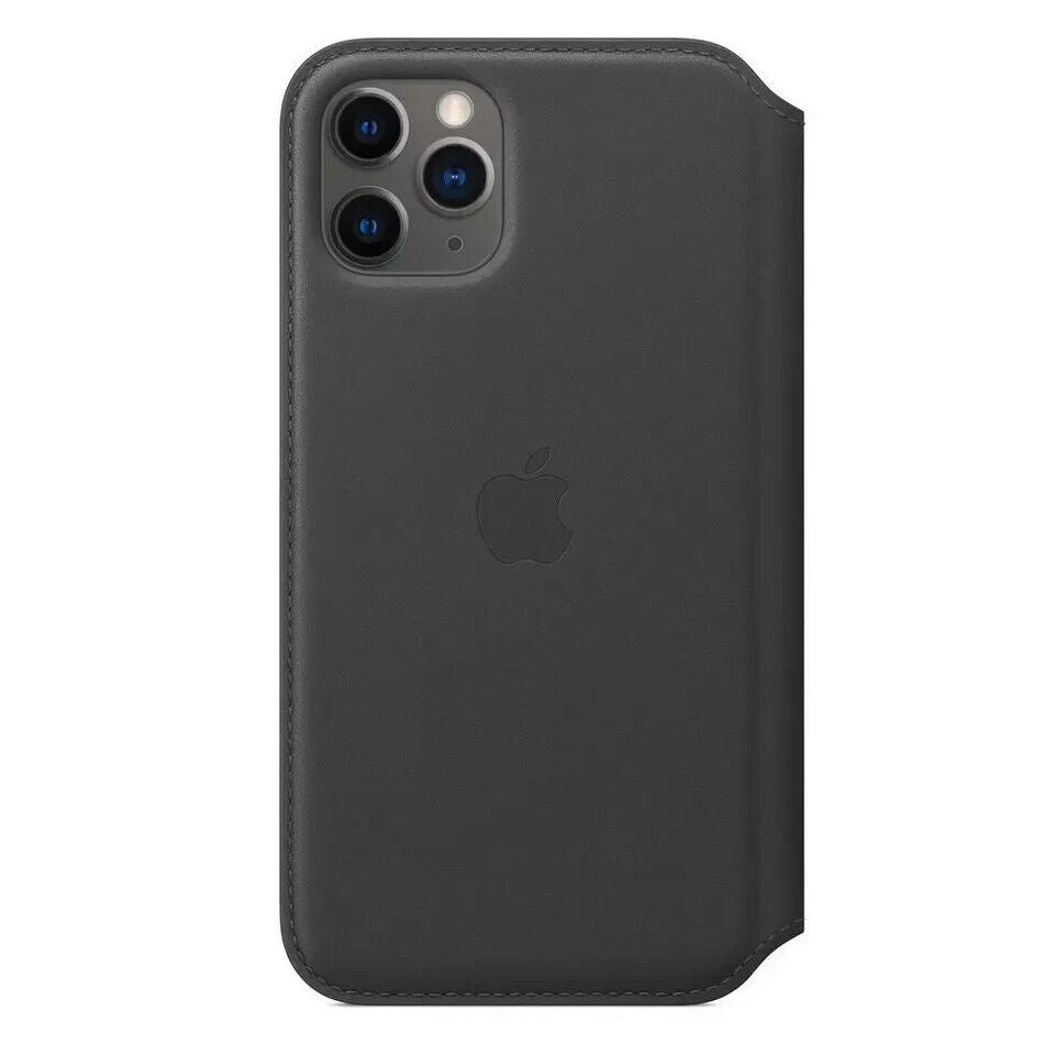 Geniune Apple Leather Folio Case For iPhone 11 Pro - Black