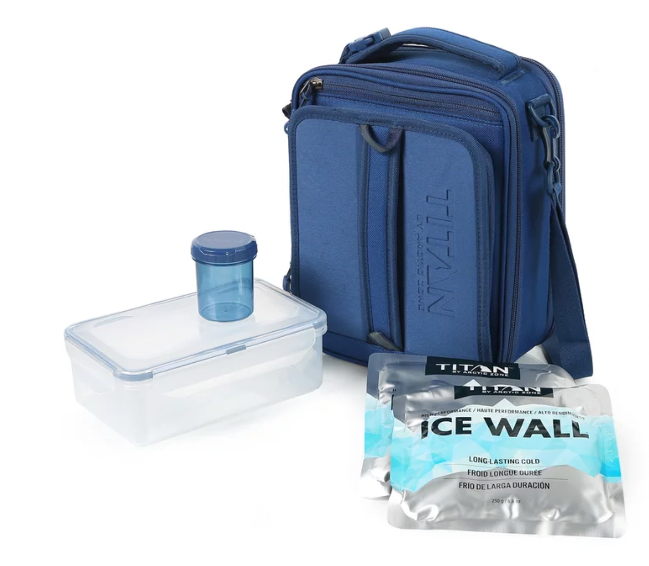 Titan Crush Resistant Expandable Lunch Pack w/2xIce Walls 6 Hours(*random color)