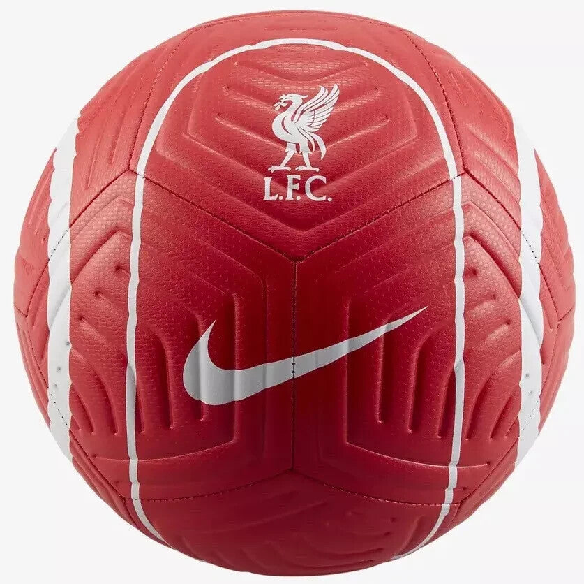 Nike Liverpool F.C. Strike Size 5 Soccer Ball Red-White BALL COMES INFLATED