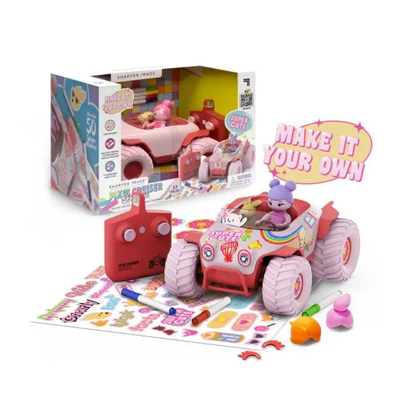 Sharper Image Pixie Cruiser Doodle 13 Piece Customisable RC Car + Markers DIY