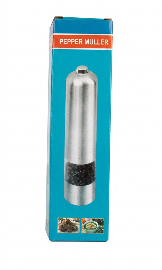 Stainless Steel Electric Kitchen Tool Automatic Salt or Pepper Mill Grounder