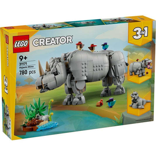 LEGO Creator 31171 - Majestic Rhino with Birds 3-in-1