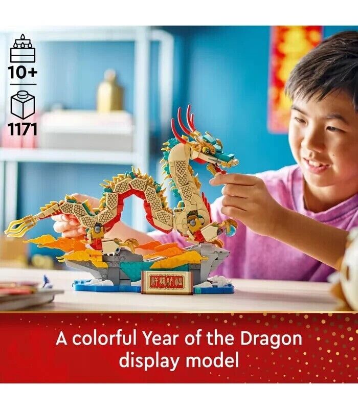 LEGO 80112 Auspicious Dragon The Spring Festival Brand NEW FREE SHIPPING AU
